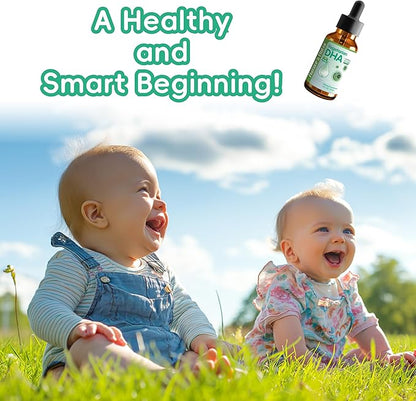Nature's Nutra Vegetarian DHA, Premium Liquid DHA for Baby, Infant, Kids and Children, Non-GMO, DHA 100 mg, Pure Plant Source, 2 Fl Oz (60ml)