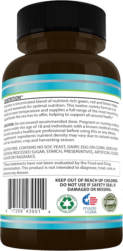 Seatrition 6 Bottles 1080 Capsules