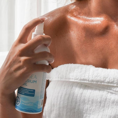 Pure Magnesium Oil Spray, Imported from The Dead Sea, 32 Oz Refill Bottle, Pure Magnesium Chloride, Topical Use for Skin Application