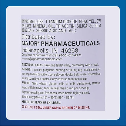 Major Stress Formula - High Potency Stress Formula Vitamins - Dietary Supplement - 60 Tablets (1 Pack)