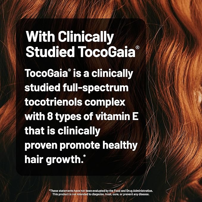 NatureWise Liquid Multivitamin Hair Growth for Women & Men + Clinically Proven Tocogaia®, Biotin, Vitamin D, E, B - Sugar Free Multivitamin for Hair Growth & Skin Elasticity - 30 fl oz[30 Servings]