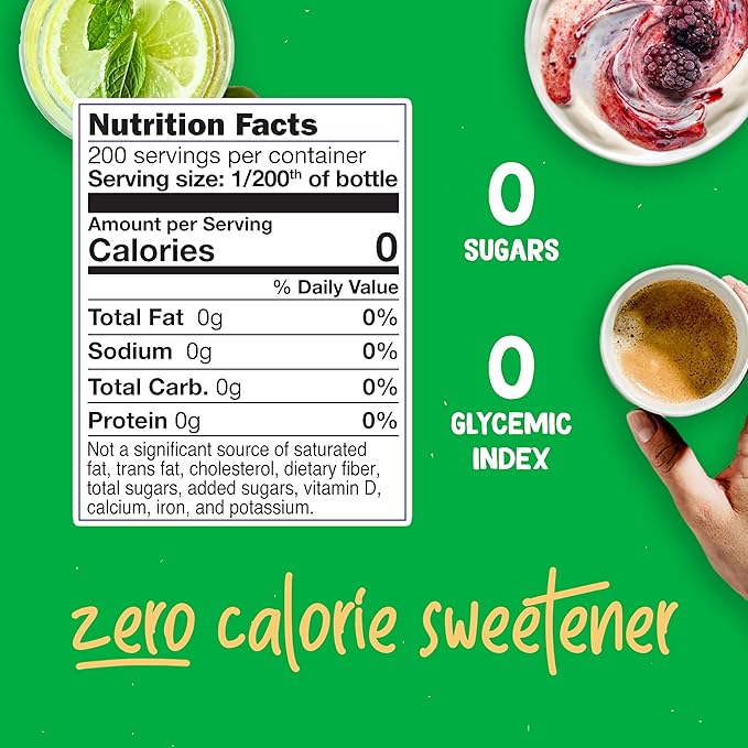 Pyure Organic Stevia Liquid Sweetener Keto Sugar Substitutes, Zero Calorie, Zero Sugar, Zero Carb, Plant-Based Sugar Free Liquid Stevia Extract, Simply Sweet, 1.8 oz (Pack of 4)