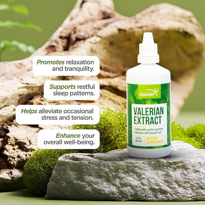 Valerian Root Drops for Adults 2 Oz, 2 Fl Oz | Valerian Extract is commonly Used as a Natural Supplement to Promote Relaxation and Support Sleep.