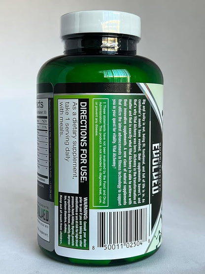 Vital Alchemy Joyful Joints Support Supplement for Women & Men with MSM, Glucosamine Sulfate 1500 mg,Turmeric Supplement with Hyaluronic Acid, Bromelain, Bioperine, 180 Cap, 60 Day Supply - USA Made