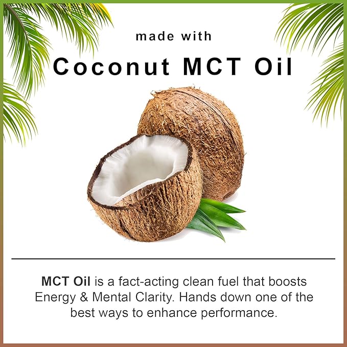 Smarter Energy Pills, 200mg Caffeine & Coconut MCT Oil with Maca Root, 50 Liquid Softgels