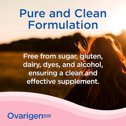 Ovarigen Plus, Myo & D-Chiro Inositol Blend Powder – 40:1 Blend with Folic Acid, Ashwagandha, and Vitamin D3 - Help Manage PCOS Symptom, Hormone Balance, and Natural Fertility Aid, 30 Sachets