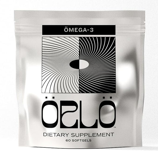 Orlo Omega 3 - Triple Strength Vegan Omega3s Supplement - Plant Based DHA & EPA Fatty Acids - Algae Omega-3 Oil - Krill or Fish Oil Alternative (60 Mini Softgels)