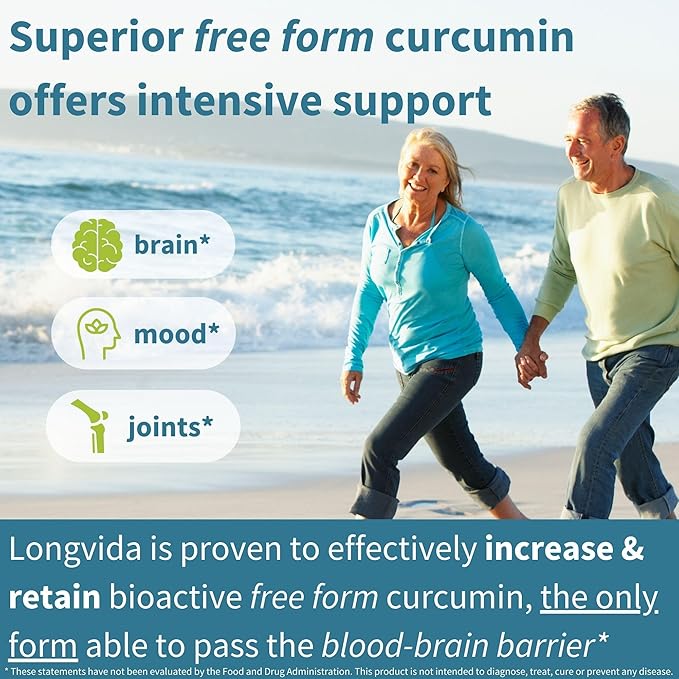 Igennus Longvida Lipidated Curcumin 500mg, Ultra Bioavailable & Sustained Action, 65x Higher Plasma Levels, Intensive Support, Free-Form Curcumin, Vegan, 30 Capsules