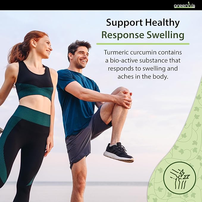 GreenIVe Turmeric Curcumin with BioPerine 90 Capsules with Curcumin 46X Higher Absorption