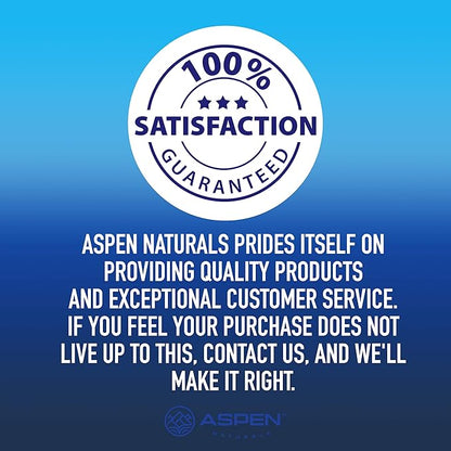 ASPEN NATURALS Marine Collagen Peptides Powder 12 Oz – Type I & III | Sustainably Sourced, Wild Caught | for Hair, Skin & Nails | Unflavoured, Easy to Mix, Gluten-Free, Non-GMO