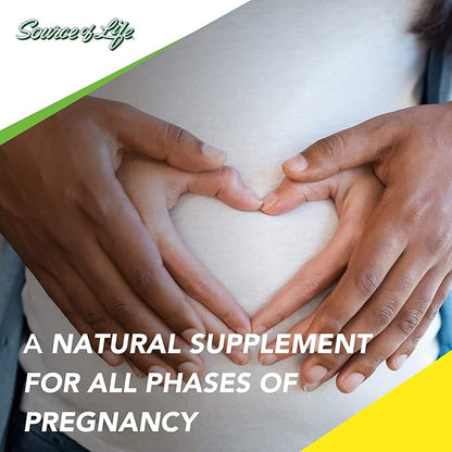Natures Plus Source of Life Prenatal - 800 mcg Folate, 180 Vegetarian Tablets - All Natural Prenatal Vitamin & Minerals with Iron & Calcium - Optimal Health & Energy - Gluten-Free - 90 Servings