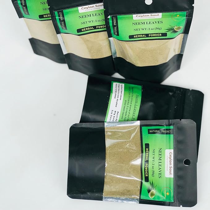 Neem Leaves Powder - 2oz - From Sri Lanka