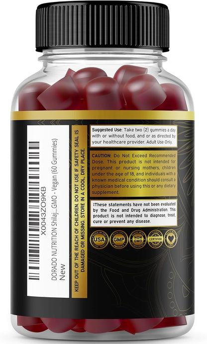 DORADO NUTRITION Shilajit Gummies for Men & Women (60 Gummies) and Colostrum Supplement 1000mg Per Serving