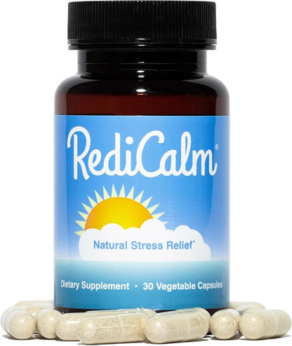 Natural Stress Relief Supplement - Non-GMO, Vegan, Gluten-Free