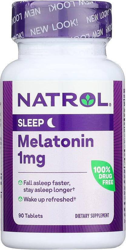 Natrol Melatonin Tablets 1mg, 90 Count