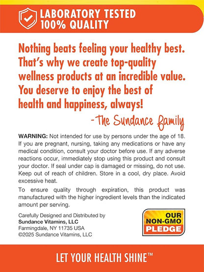 Sundance Black Elderberry Gummies | 36 Count | with Vitamin C and Zinc | Berry Flavor | Vegan, Non-GMO, and Gluten Free Supplement