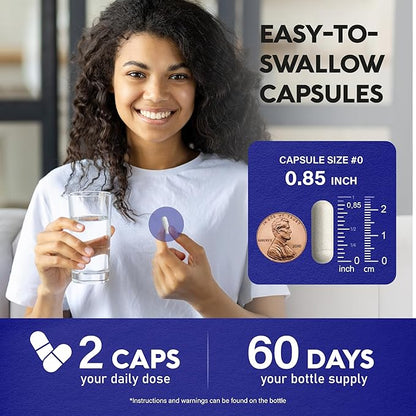 L Theanine 400 mg | L-Theanine Stress Relief | Extra Strength Supplement | Made in USA | Relaxation, Sleep & Calm Support | For Men & Women | Plant Based, Non-GMO & Gluten-Free | 120 Vegan Capsules