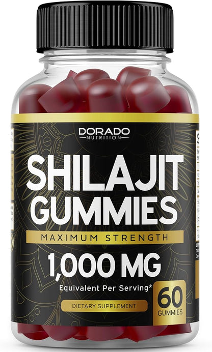 DORADO NUTRITION Shilajit Gummies for Men & Women (60 Gummies) and Colostrum Supplement 1000mg Per Serving