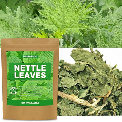 Premium Whole Nettle Leaves, Natural Nettle Leaf, 2.0 oz(56g), Pack of 1, 100% Pure, No Gmo, No Addtives