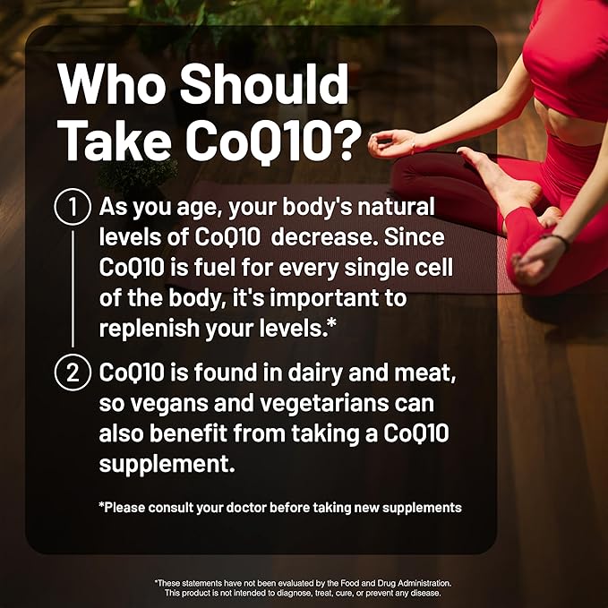 NatureWise CoQ10 100mg Softgels, High Absorption Coenzyme Q10 with BioPerine Black Pepper - Antioxidant for Heart Health + Cellular Energy - Vegan, Non-GMO, Gluten-Free - 200 Count[200-Day Supply]