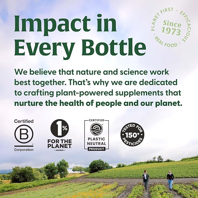 MegaFood Magnesium 300 mg - Highly Absorbable Blend of Magnesium Glycinate, Citrate & Malate to Help Support Heart, Nerve Health & Relaxation - 120 Capsules (60 Servings)