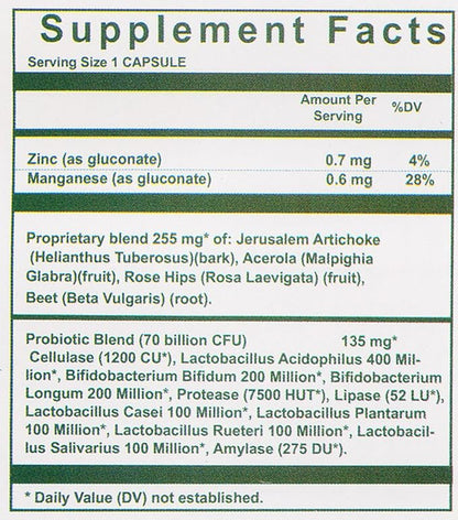nutri-west Total Probiotics 120 Capsules, 2.4 Ounce