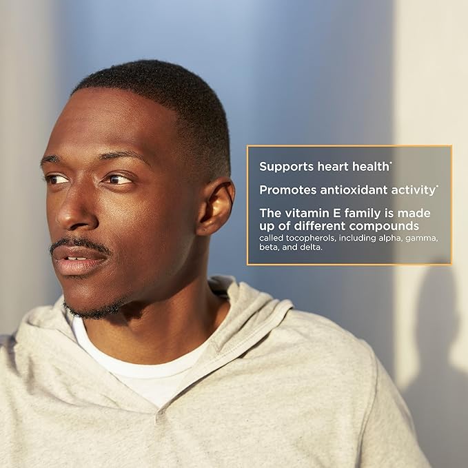 Integrative Therapeutics - Vitamin E - Tocopherol Form of Vitamin E - Supports Heart Health & Promotes Antioxidant Activity* - 60 Softgels