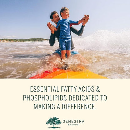 Genestra Brands Cod Liver Oil DHA-EPA Forte Capsules | Blend of DHA, EPA, and Vitamins A and D | 60 Softgels