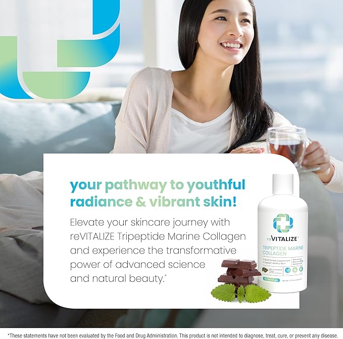 Advanced Hydrolyzed Marine Collagen Peptides - Anti-Aging and Skin Renewal Tripeptide Supplement for Hair, Skin and Nails - Helps Maintain Healthy Joints | Mint Chocolate Flavor - 30 Servings