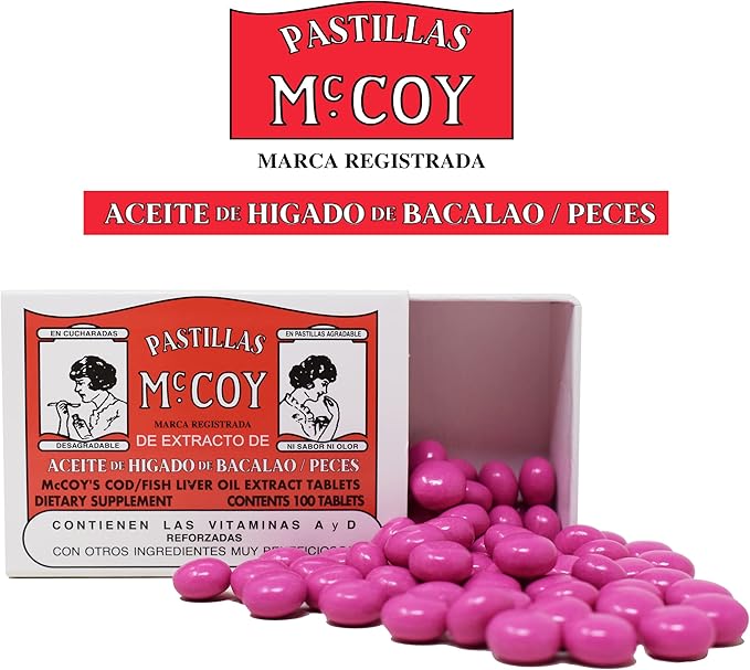 Mccoy Cod/Fish Liver Oil Extract Tablets 100
