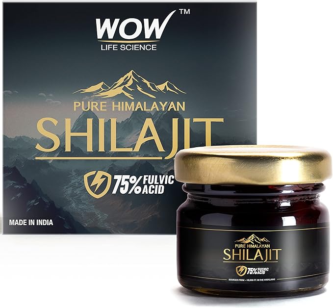 Pure Himalayan Shilajit/Shilajeet Resin - 20g | Guaranteed 75%+ Fulvic Acid | Sourced from ~18,000 ft | for Stamina, Endurance & Strength | Contains Lab Certificate