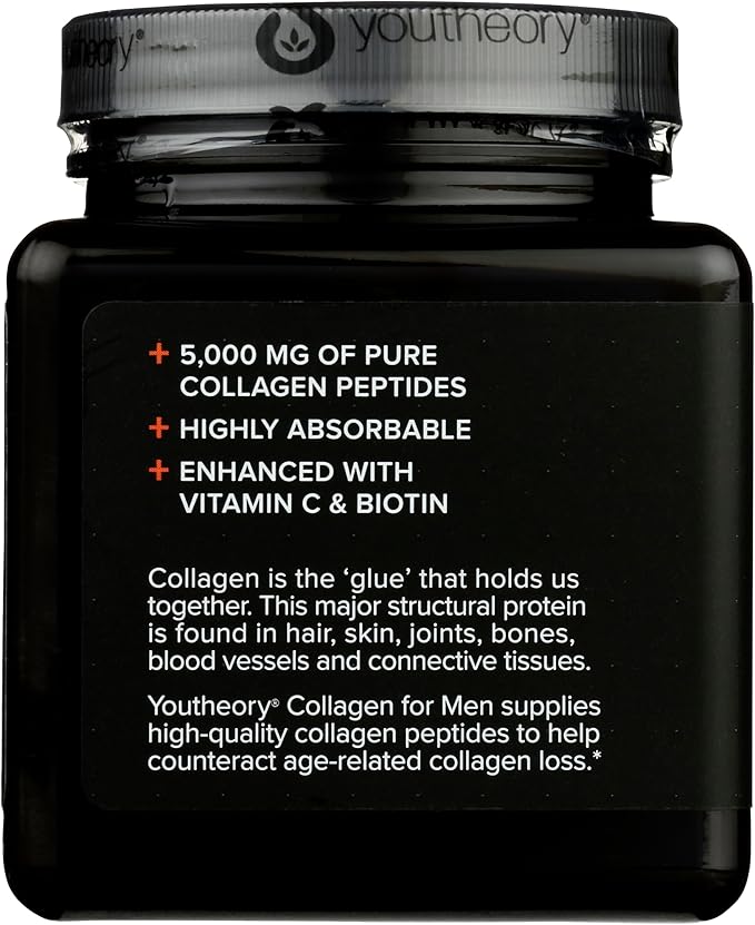 Youtheory Collagen, for Men, 160 Tablets
