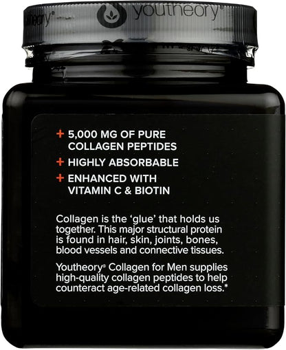 Youtheory Collagen, for Men, 160 Tablets