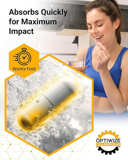 10-in-1 Joint Support– Hydrolyzed Collagen, MSM, Hyaluronic Acid, Glucosamine, Chondroitin & More – Targets Joint Discomfort, Improves Mobility & Flexibility– 320 Caps for Men & Women