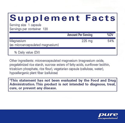 Pure Encapsulations UltraMag Magnesium - Superior Absorption - Bone & Muscle Support* - Essential Minerals Supplement - Vegan & Non-GMO - 120 Capsules