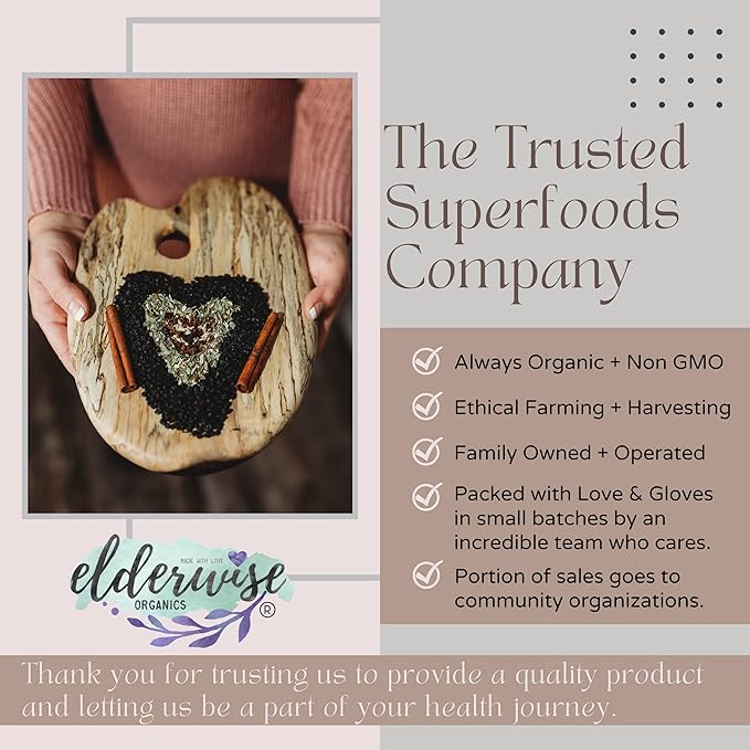 Elderberry Syrup Kits 2X - Each Makes Approx. 32oz - Includes Brewing Bags - Organic Ingredients - Elderberries - Rosehips - Ginger - Echinacea - Cinnamon - Cloves - Elderwise Organics