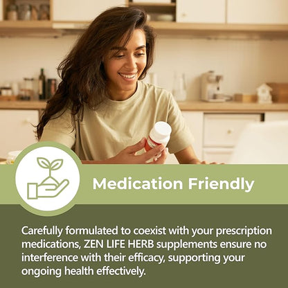 DR.HERBAL WELL Muscle Ease - Joint, Muscle & Nerve Support Fast Acting Relax Comfort Recovery Natural Herbal Supplement - (60 Capsules) MAX-Strength