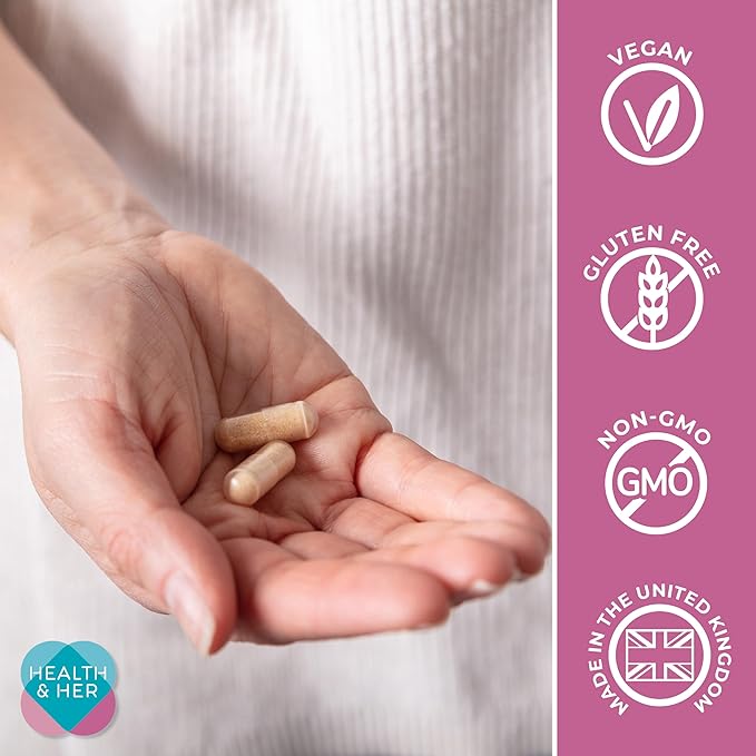 Health & Her Intimacy+ Multi-Nutrient Supplement Support for Women - Contains Maca Root and Tribulus to Help Discover You Again, Vegan (60 ct -1 Month)