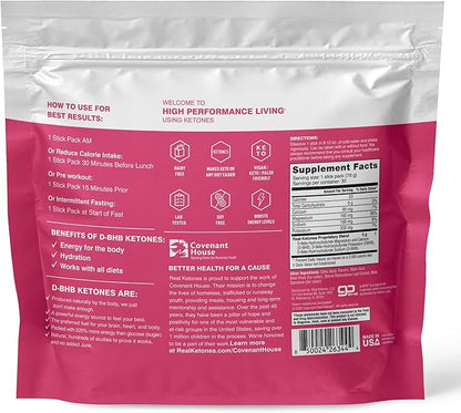 Real Ketones Intermittent Fasting Drink Mix Bundle for Weight Loss Support Raspberry Lemon Shift Electrolytes & Intermittent Fasting Electrolytes for Men with BHB Exogenous Ketones (30 Count Each)