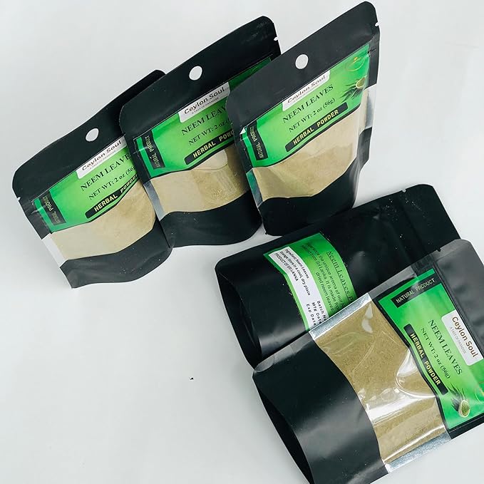 Neem Leaves Powder - 2oz - From Sri Lanka