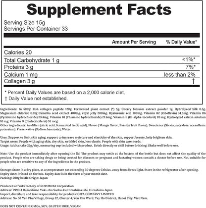 82X Classic Collagen - Marine Fish Tuna Collagen Peptides Liquid Drink for Skin Hair Nails from Japan with 82 Fermented Plants, Vitamins, Minerals & Supplements