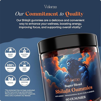 Vitality Bundle Fiber & Shilajit Gummies