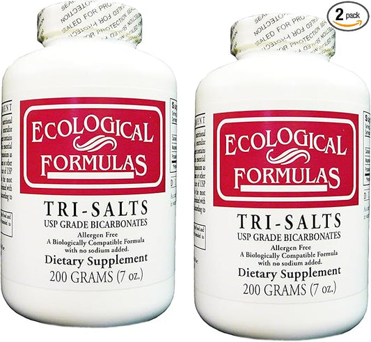 Ecological Formulas Tri Salts Calcium Magnesium Potassium 200 GMS X 2 Bottles Sodium-Free
