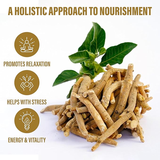 Ashwagandha Root Powder | Organic Adaptogen | 8 oz (113 Servings) | 2 Grams per Serving | Ayurvedic Stress Support & Energy Booster | Non-GMO, Vegan, Gluten-Free