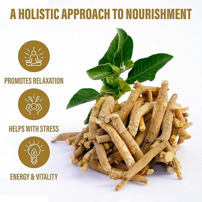 Ashwagandha Root Powder | Organic Adaptogen | 8 oz (113 Servings) | 2 Grams per Serving | Ayurvedic Stress Support & Energy Booster | Non-GMO, Vegan, Gluten-Free