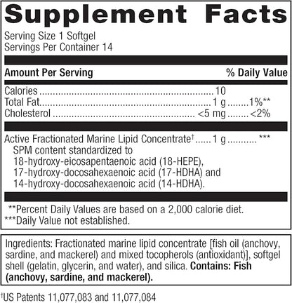 Metagenics SPM Active One Daily - Joint Soreness Supplement* - Encourages Soothing Relief* - Features Next Generation Omega Fish Oil - Non-GMO & Gluten-Free - 14 Softgels