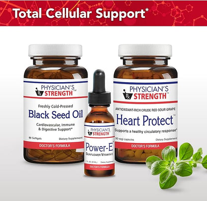 Physician's Strength Black Seed Oil - 8 fl oz - Supports Healthy Body Response - Freshly Cold Pressed - Non-GMO - 48 Servings