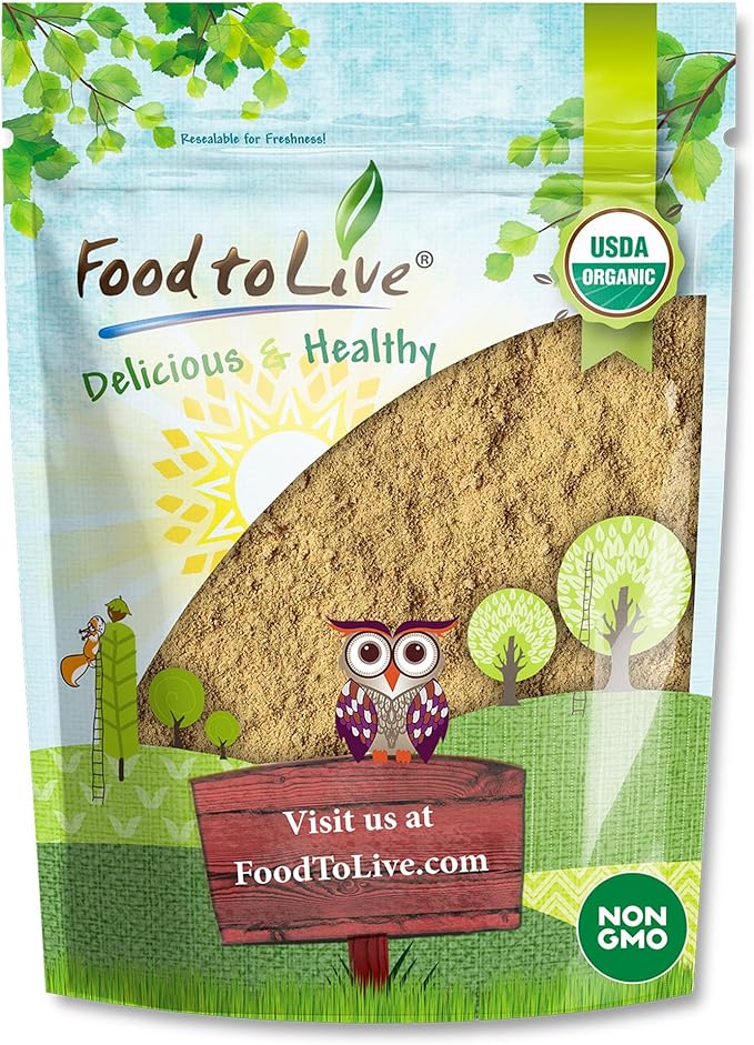 Food to Live Organic Triphala Powder, 1 Pound – Natural Detox, Blend from Fruits Amalaki, Haritaki and Bibhitaki, Non-GMO, Perfect for Tea and Smoothies, Vegan, Kosher, Bulk