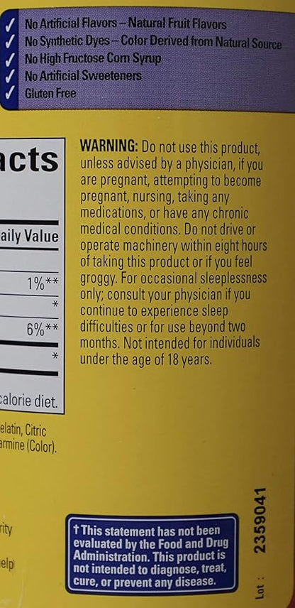 Nature Made Melatonin 10mg Dreamy Strawberry Natural Flavors, 150 Gummies