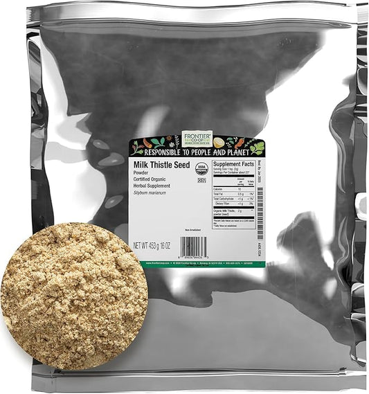 Frontier Co-op Organic Powder Milk Thistle Seed 1lb